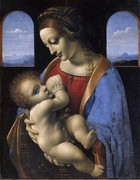 14  Leonardo da Vinci.THe Litta Madonna