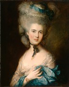 21 Thomas Gainsborough.Portrait of a lady in Blue